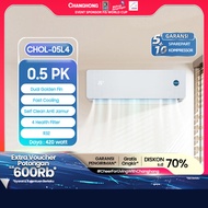 CHANGHONG AC 0.5 PK AC 1/2 PK STANDARD CHOL-05L4 (INDOOR OUTDOOR UNIT ONLY) GARANSI RESMI 10 TAHUN