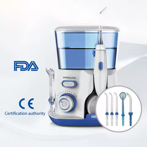 Electric Oral Irrigator Dental Water Jet Flosser Teeth Clean 5pcs Tips Oral Hygiene Dental Flosser O