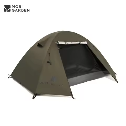 MOBI GARDEN Camping Backpacking Tent Waterproof Rainproof Hiking Silver Coated Sun Protection Easy S