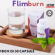 Flimburn 1 Box 30 Capsule caps Film Burn Fat Love By Flimty Fiber Suplemen Obat Capsule Diet