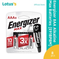 Energizer 8Aa Alkaline Max Batteries (E91Bp8M)