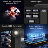 YJCNELCR 130000RPM Compressed Air Dusters Jet Dryer Blower Speed Regulation Reusable