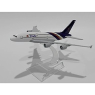 THAI AIRWAYS AIRBUS A380 Plane Model Aircraft Scale 1:400 NEW IN Package.(T004)