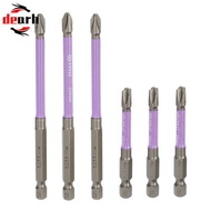 Screwdriver Bit Alloy Steel Material Slotted Cross For Electrician FPH2