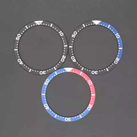 39.1x32.5mm Flat Aluminum watch Bezel Insert Rings Fit Seiko SKX007 SKX013 SKX 45mm Turtle Cases Rep