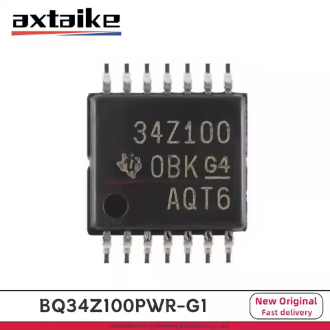 2PCS BQ34Z100PWR-G1 34Z100 TSSOP-14 BQ34Z100 BQ34Z100PWR SMD 3V to 65V Wide Range Fuel Gauge Electri