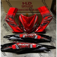 Cover Set Lc V1 Mx King Merah Hitam Lc135 V1