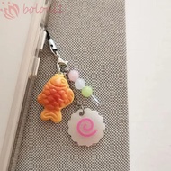 [COD] Fish Cake Keychain, Pink Squid Roll Street Food Food Taiyaki Pendant, Phone Lanyard Japanese B