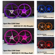 Sport Rim G500 Enkei NVX155 V1 /V2 /V3 Enkei 1.6x1.6-17 Purple /Rose Red /Blue /Orange /Red