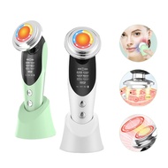 COD✎๑♂CkeyiN 7in1 EMS Face Lift Machine Facial LED Therapy Wrinkle Removal Skin Lifting with Hot Tre