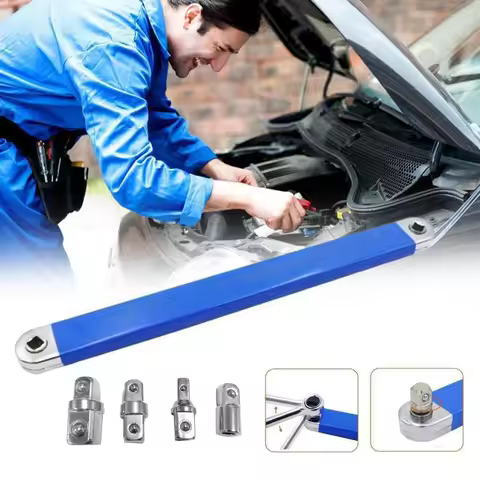 Professional Zero Offset Extension Wrench Motorcycle Repair Tool Tight Space Extension 1/2 in. 1/4 i