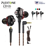 Plextone DX6 Gaming Earphone Headset In-ear Earbud 3 Hybrid Drivers Detachable (3.5mm)