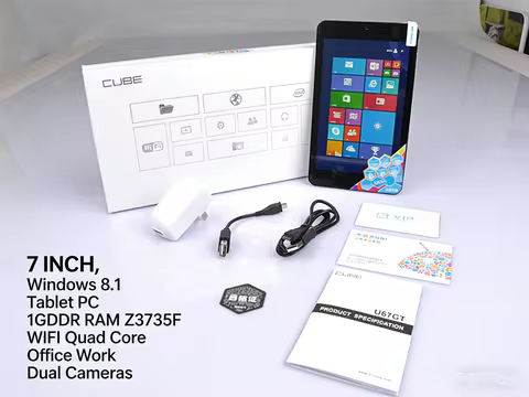 Tablet PC 7 INCH 32 Bit Windows 8.1 Tablet PC CPU 1GDDR RAM 16GROM Z3735F WIFI Quad Core Office Work