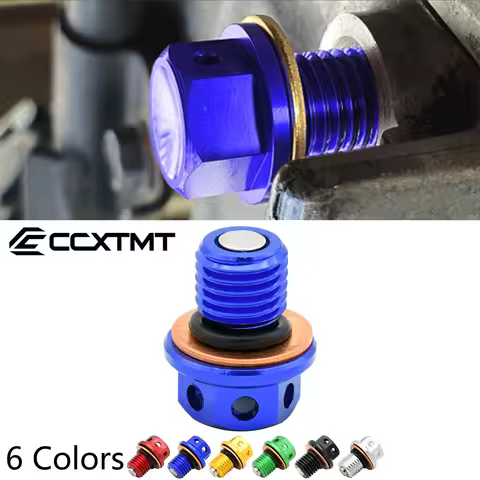 M12xP1.5 CNC Magnetic Oil Drain Plug Bolt Screw For Yamaha YZ250 YZ250X XT250X WR250R WR250X MT-25 M