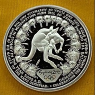 2000年 澳洲奧運會 袋鼠紀念銀幣 1盎司.999銀