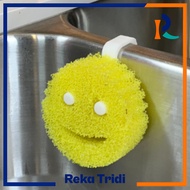 Minimalist Daddy Scrub Sponge Holder Hanging Split Sink Dishwashing Sponge Holder Aesthetic Modern K