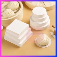 Set of 500 Sheets of Pre-Cut Round and Square Non-Stick Dumpling Lining Paper, All Sizes