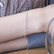 藍托帕石925純銀果實串串手鍊