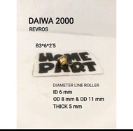 1 Set Line Roller Bearing Reel Daiwa ukuran 2000/2500/3000/4000 1 pcs Bearing 1 pcs Line Roller