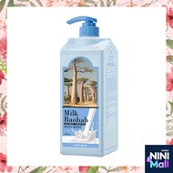 [Milk Baobab] Body Wash White Musk Fragrance, 1L, 1 unit