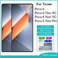 AMOLED/TFT For Tecno Pova 6/Pova 6 Neo 5G /Pova 6 Pro 5G LCD Display Touch Screen Replacement