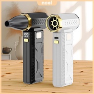 [New] Turbo Violent Blower Adjustable Wind Speed Jet Dry Blower Rechargeable Dust Blower with Light 