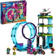 LEGO City Stuntz Ultimate Stunt Riders Challenge 60361, 3in1 Stunts for 1 or 2 Players
