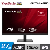【ViewSonic 優派】VA2708-2K-MHD 27型 100Hz 廣角螢幕