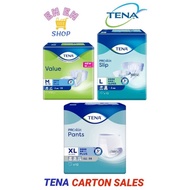 ***IN STOCK*** [CARTON SALES] Tena Adult Diaper Value/Slip Super/Pants Plus