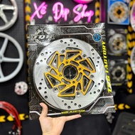 đĩa xe máy TQ6 V6 267mm 4 lỗ thông dụng - lòng nhôm khoen inox - hàng chính hãng việt nam