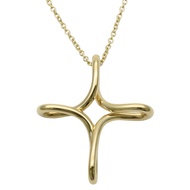 蒂芬妮 (Tiffany & Co.) 無限十字架項鍊，18K黃金，約4.6克 [二手]
