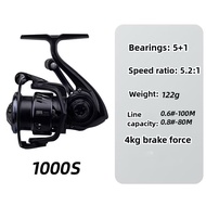 ORCA S2 Reel UltraLight UL Ajing Spinning Reel Shallow Line Spool Lightweight Long-Range High Carbon
