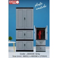 EAGLE PLASTIC DRAWER CABINET STORAGE MULTIPURPOSE 3 AND 2 TIER DIY PLASTIC CABINET RACK / ALMARI BAJ