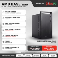 IBUYPC AMD BASE MARK-01 GAMING PC ( AMD RYZEN 5 | RTX3050 6GB | 8GB RAM | 500GB SSD )