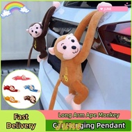 JUNE1 Monkey Plush Toys, Quick Release Creativity Car Accesorios Car Pendant, Hanging Monkey Gibbon 