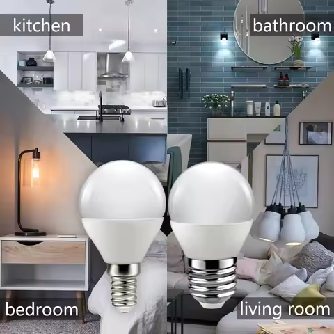 1-10PCS Led Golf Bulb G45 3W 5W 6W 7W E14 E27 220V 3000K 4000K 6000k Lamp Light For Home Decoration