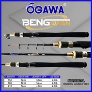 Joran Ultralight Ogawa Bengawan Panjang 150 180 210 2-6LB Carbon UL lentur kuat model antena telesco