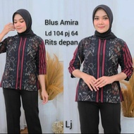 Blus Amira Ori Tenun Troso Blus Tenun Wanita Atasan