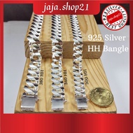 READY STOCK | Original 925 Silver HH Bangle Men (300/340/380HH) | Gelang Tangan HH Bangle Lelaki Perak 925