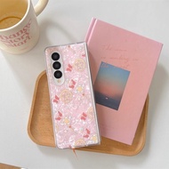 เคสโทรศัพท์มือถือ Samsung ZFold7 Fold5 Fold6 W23 W24 W22 พร้อมสายรัดสร้อยคอและขาตั้งลายเรือใบสไตล์ญี