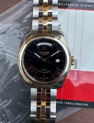 Tudor Glamour Date Day Black Dial M56003 Two Tone