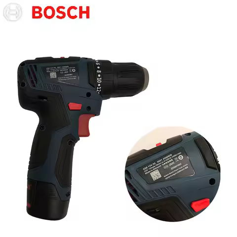 Bosch-GSB 12V-30 Professional Electric Drill, Cordless Driver, Multifunctional, Household, Screwdriv