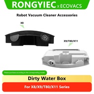 rongyiec Robot Vacuum Dirty Water Box Compatible With:ECOVACS X8,X9,T80,X11 Series Accessories