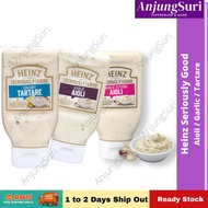 Heinz Seriously Good Aioli Squeezy Garlic Lovers Peri peri Mayonaise 295ml Mayonis Burger