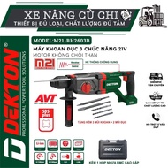 Dekton M21-RH2603B 26mm chisel drill, 3 functions, anti-vibration, 3.2j, Makita universal battery
