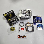 ชุด3ชิ้น เสื้อสูบ ลูก57 + แคมเฮงสุพรรณ + คอยล์เต้าหู้แปดริ้ว เวฟ125R / เวฟ125S รุ่นคาร์บู / ดรีม125