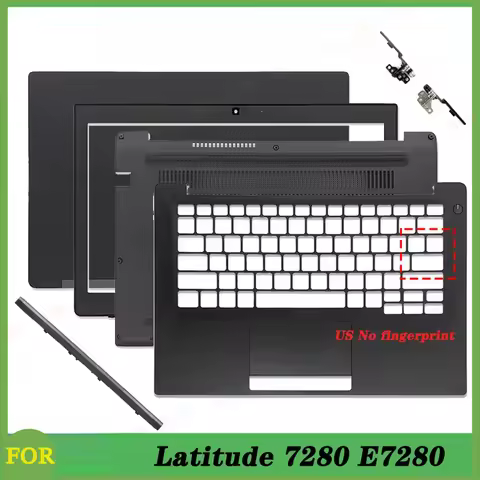 NEW Laptops Case For Latitude 7280 E7280 Notebook Screen LCD Back Cover/Front Bezel/Hinges/Palmrest/