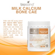 Combo vitamin DHA bầu và canxi sữa hữu cơ Bone Care Bioisland cho mẹ bầu sau sinh giúp mẹ khỏe bé th