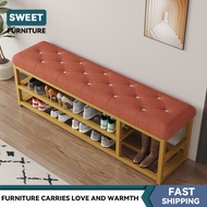 Entryway Open Shoe Cabinet With Shoe Bench Home Modern Minimalist Shoe Cabinet Sitting Space-saving 