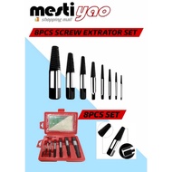 8PCS/SET Screw Extractor/Damage Screw Bolt Extractor/Pipe Screw Remover/Penarik Skru Rosak